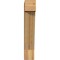 Ekena Millwork Traditional Block Rough Sawn Bracket, Western Red Cedar, 6"W x 22"D x 34"H BKT06X22X34TRA05RWR - alternate 2